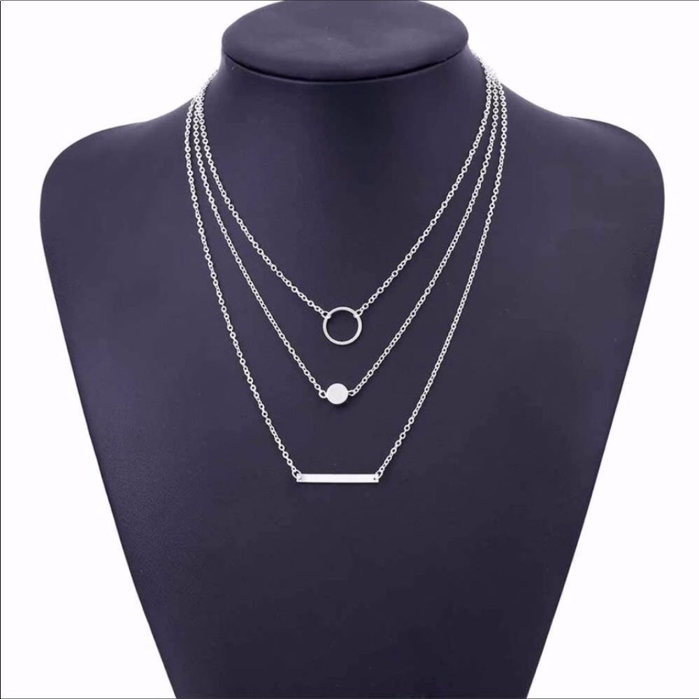 BOGO 🥳 😘Three Layer Statement Necklace - Picture 2 of 3